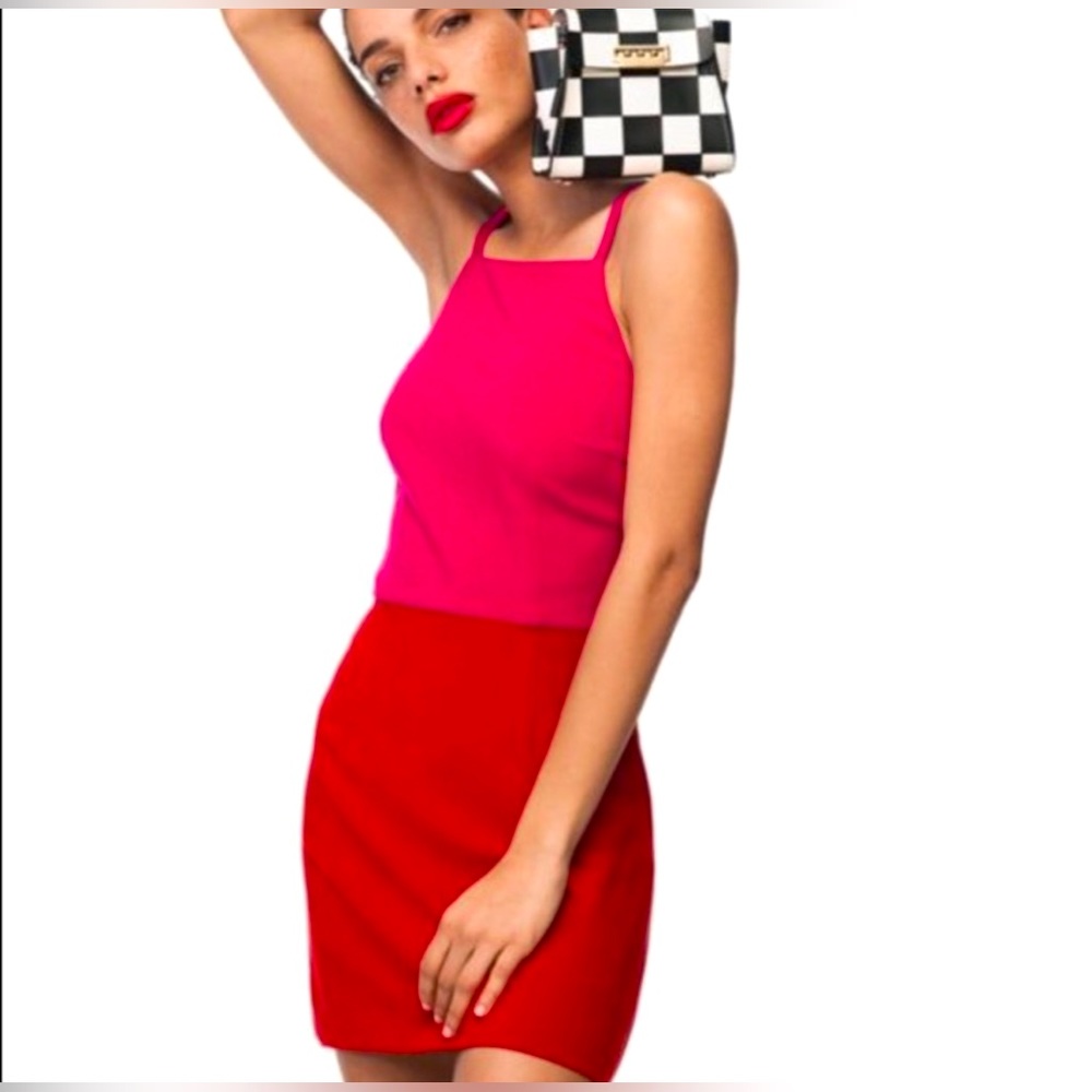 French Connection Colorblock Dress Size 0